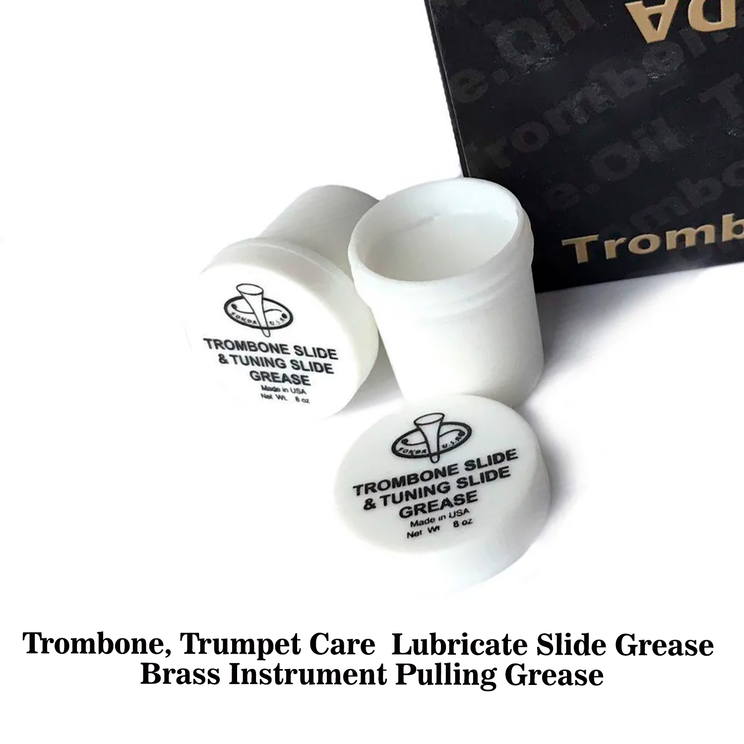 Trombone, Trumpet Care  Lubricate Slide Grease Brass Instrument Pulling Grease